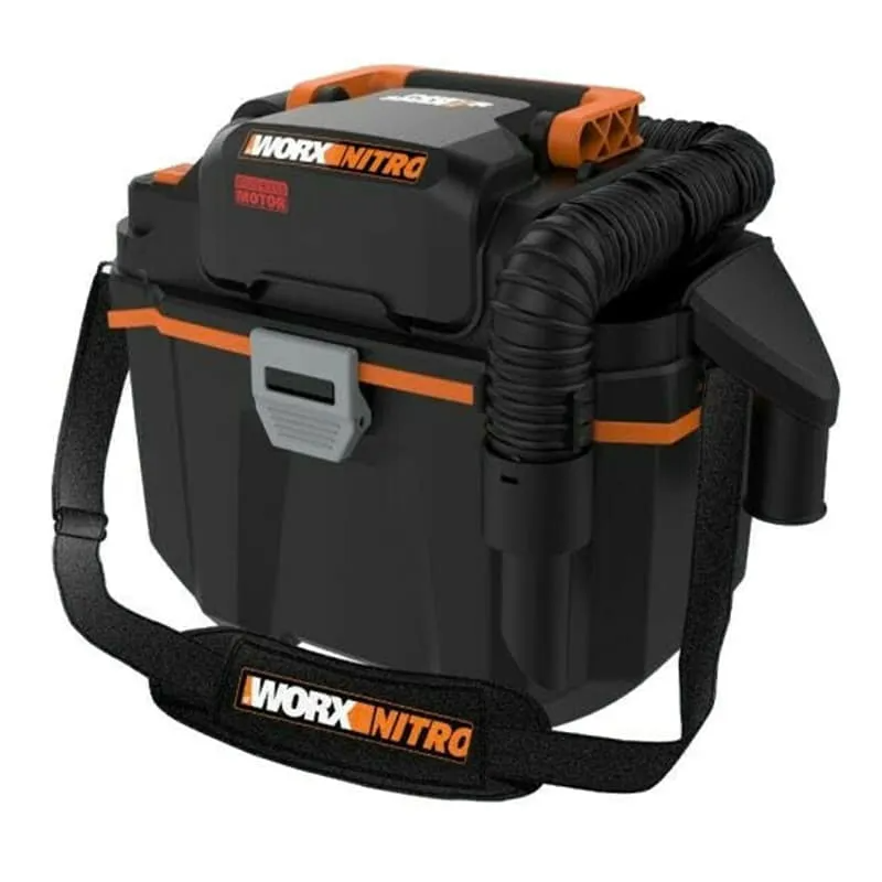 Пылесос хозяйственный для сухой и влажной уборки WORX NITRO WX031.9 20V аккумуляторный, без АКБ и ЗУ